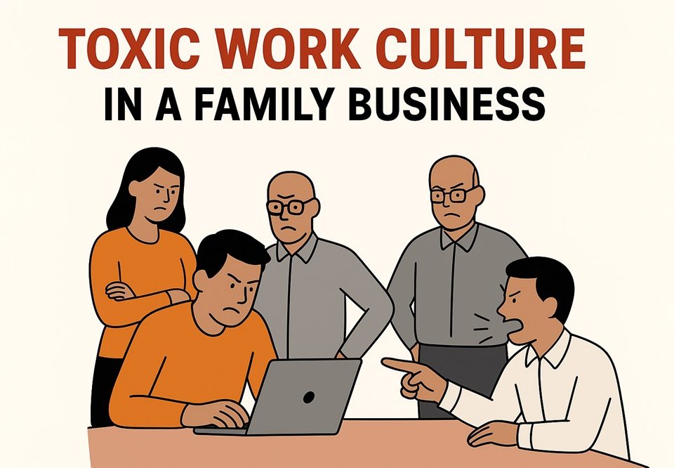Toxic Work Culture in a Family Business in India