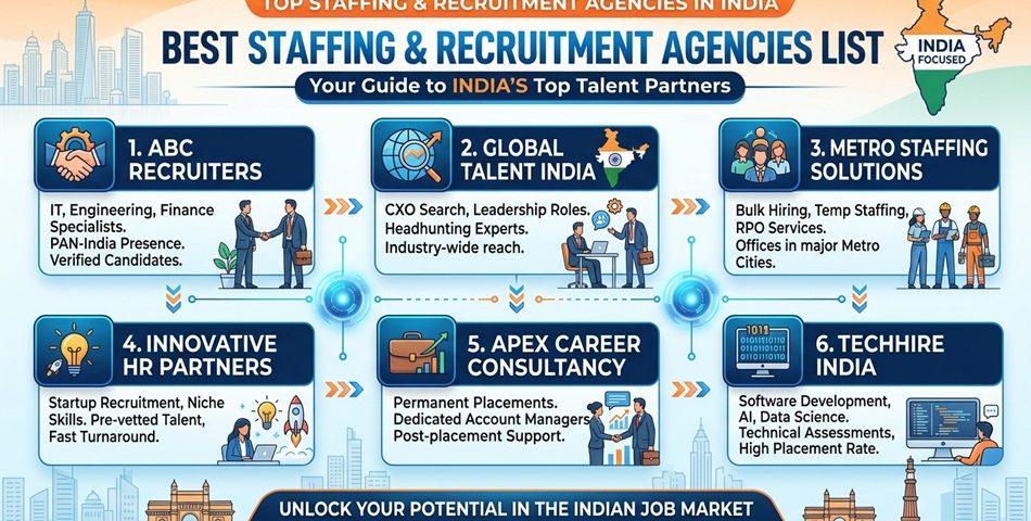 Best staffing & recruitment agencies list