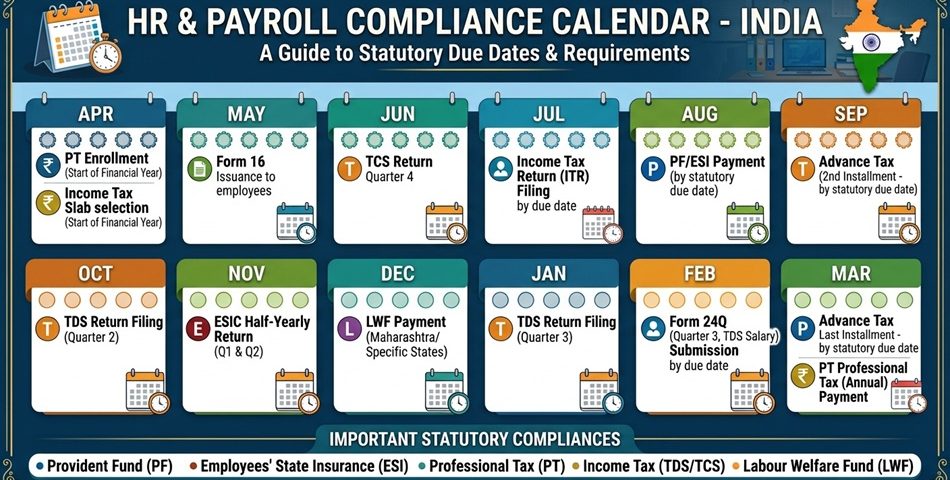 HR-payroll compliance calendar
