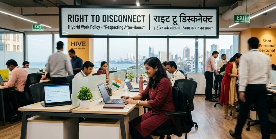Right to disconnect hybrid work policy